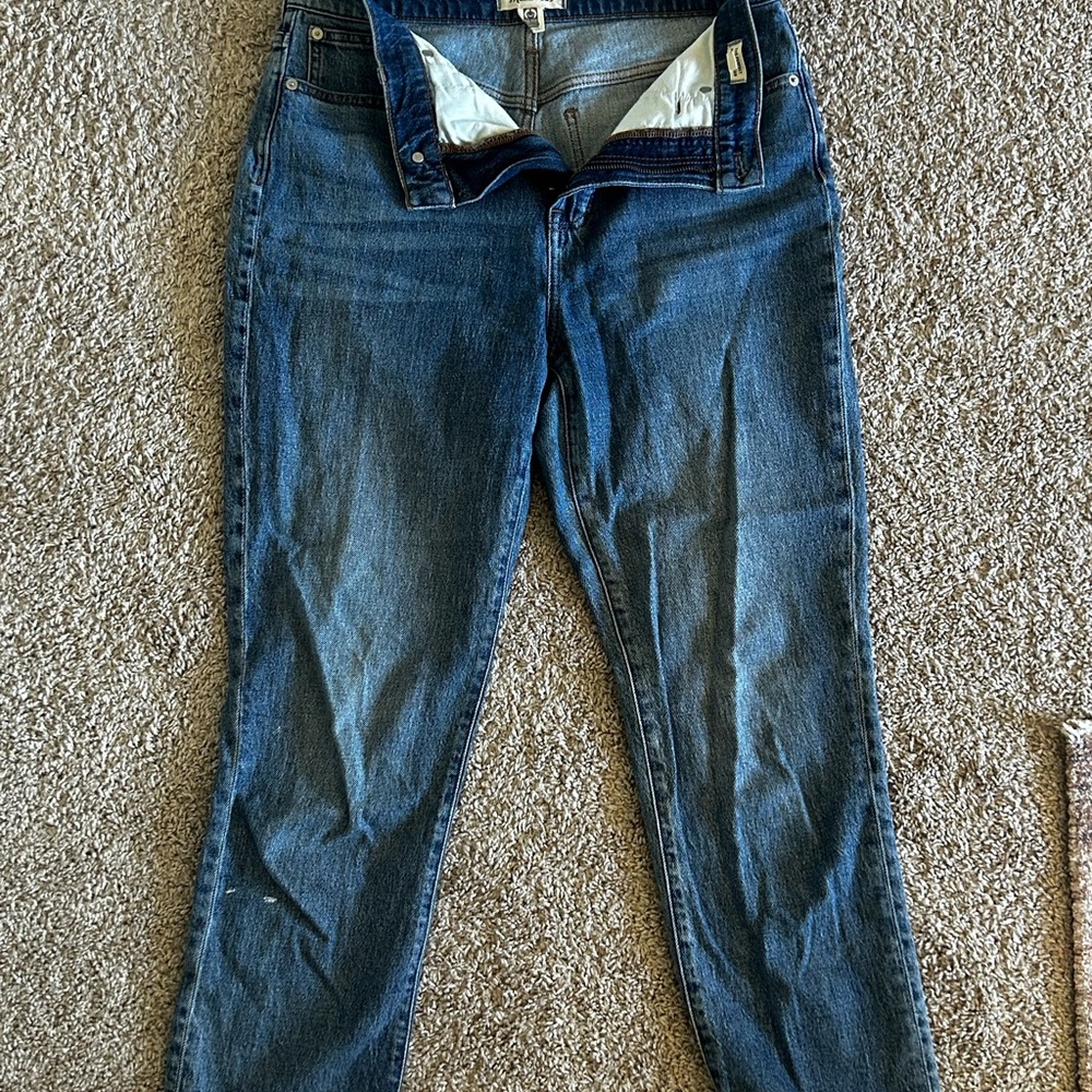 Madewell Women's Perfect Vintage Straight Leg Jeans - Dark Blue